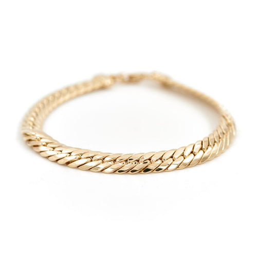 Bracelet Bracelet Maille anglaise Or jaune 58 Facettes 1639185CN
