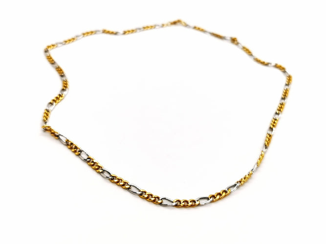 Collier Collier Maille alternée Or jaune 58 Facettes 1180579CD