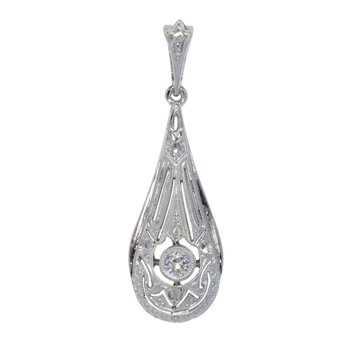Pendentif Pendentif diamants édouardien/Art déco 58 Facettes 23283-0119