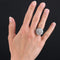 Bague 52 Bague marguerite de diamants sur fils d'or 58 Facettes 22-410