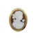 Broche Jaune / Or 750 Broche Camée coquille 58 Facettes 210115R