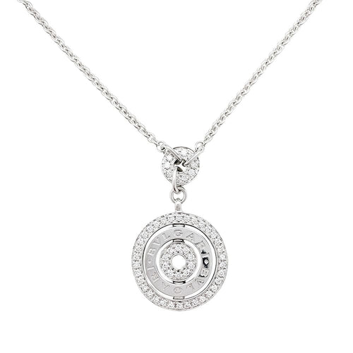 Collier Collier Bulgari "Concentrica" en or blanc et diamants. 58 Facettes 30790