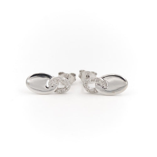 Boucles d'oreilles Boucles d'oreilles Puces Or blanc Diamant 58 Facettes 1641616CN