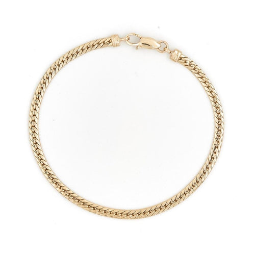 Bracelet Bracelet Maille anglaise Or jaune 58 Facettes 1888318CN