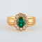 Bague 52 Bague Marguerite Emeraude Diamants 58 Facettes 2.21
