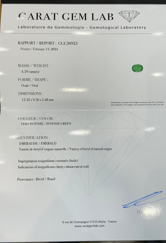 Bague 57 Bague Pompadour émeraude naturelle et diamants 58 Facettes