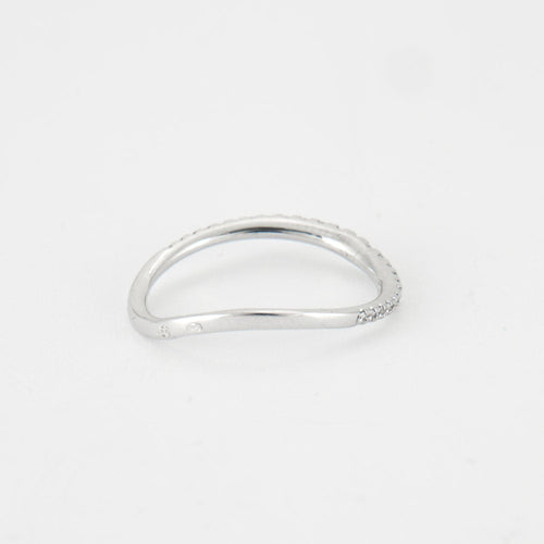 Bague 52 Bague Or blanc Diamants 58 Facettes