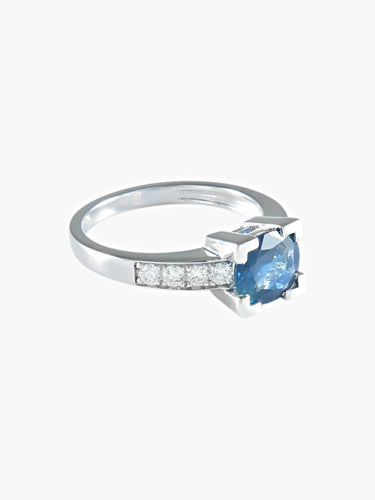 Bague 54 BAGUE SAPHIR DIAMANTS 58 Facettes 41850069