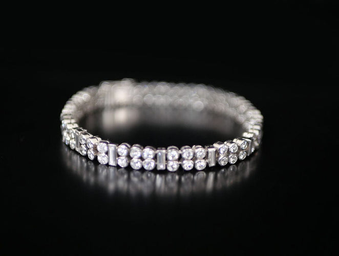 Bracelet Bracelet "Twist" Diamants 58 Facettes