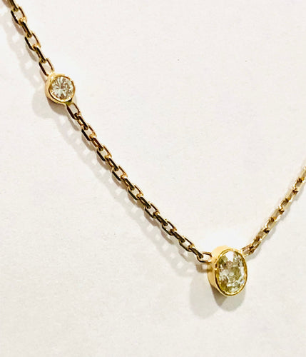 Collier Collier chaine, diamants 58 Facettes