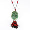 Collier Collier Sautoir Or blanc Jade Corail Onyx 58 Facettes 0009