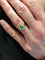 Bague 56 BAGUE POMPADOUR ÉMERAUDE DIAMANTS 58 Facettes 075201