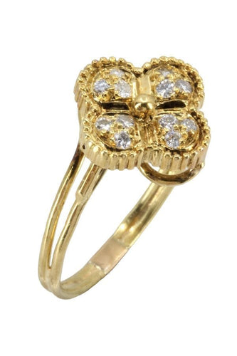 Bague 55 BAGUE FLEUR DIAMANTS 58 Facettes 056231