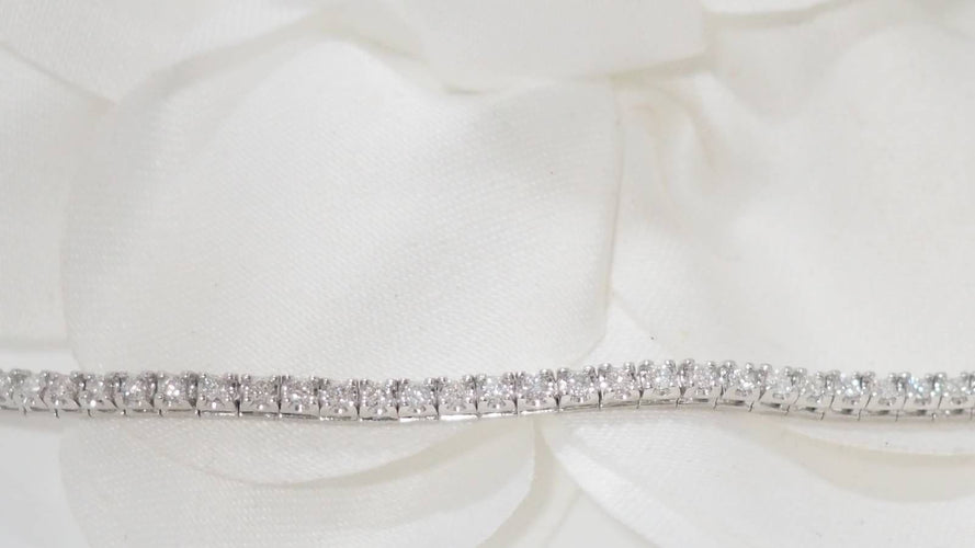Bracelet Bracelet or blanc et diamants 58 Facettes 31618