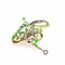 Broche Broche Art Nouveau Or jaune Diamants Email 58 Facettes 24275