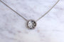 Collier Collier pendentif vintage en or blanc et diamants 58 Facettes