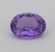 Gemstone Saphir violet non chauffé non traité 1.60cts 58 Facettes 52