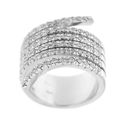 Bague 56 Bague bandeau diamants 58 Facettes 20844