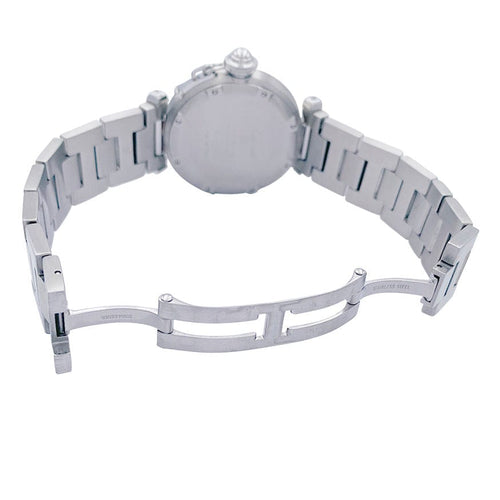 Montre Montre Cartier, "Pasha", en acier sur acier. 58 Facettes 32285