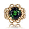 Bague 53 Bague tourmaline cordes d'or 58 Facettes 23-259