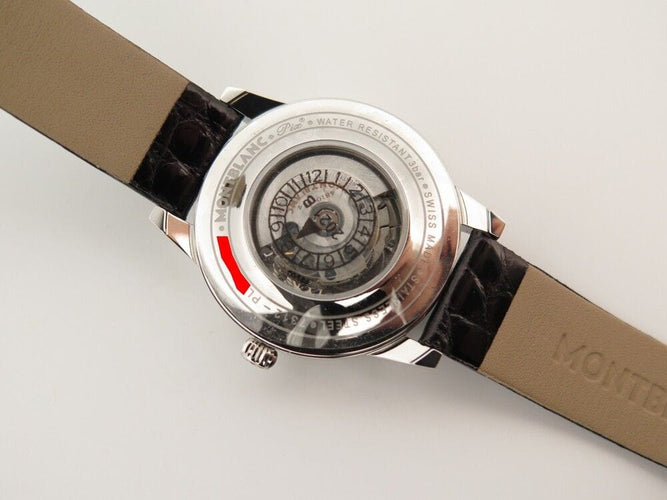 Montre montre MONTBLANC boheme diamants acier 30 mm automatique 58 Facettes 256614