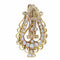 Broche Broche - Diamants et Harmonie : Broche-Pendentif Lyre Or 1870 58 Facettes 24003-0230