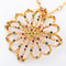 Pendentif Pendentif et broche or jaune du créateur grec Lalaounis ornée de pierres précieuses 58 Facettes