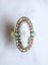 Bague Bague ancienne en or et argent, miniature sur porcelaine 58 Facettes