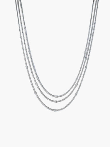 Collier COLLIER RIVIERE OR & DIAMANTS 58 Facettes BO/220008 STA
