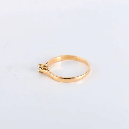 Bague 53 Bague Solitaire 4 griffes Diamant 58 Facettes