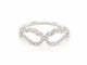 Bague 52 Bague Aile d'ange Or blanc Diamant 58 Facettes 579301RV