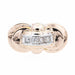 Bague 56 Bague Tank Or rose Diamant 58 Facettes 2283330CN