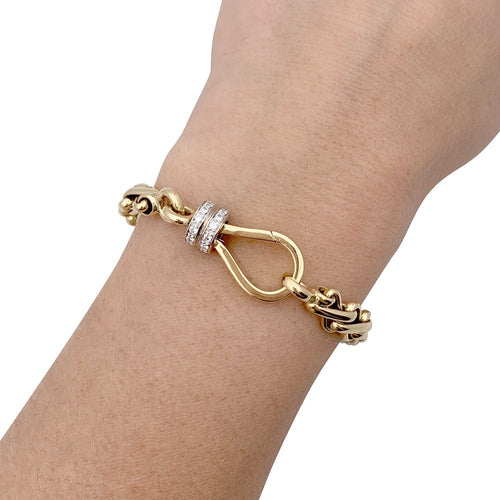 Bracelet Bracelet Pomellato, deux ors et diamants 58 Facettes 33250