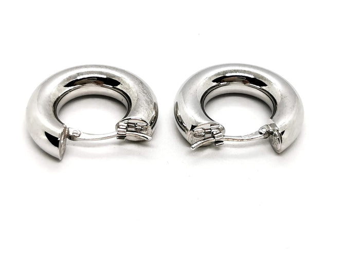 Boucles d'oreilles Boucles d'oreilles Créoles Or blanc 58 Facettes 1668017CN