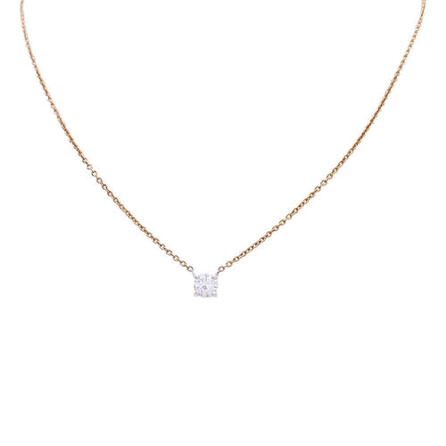 Collier Collier solitaire diamant 58 Facettes 32248