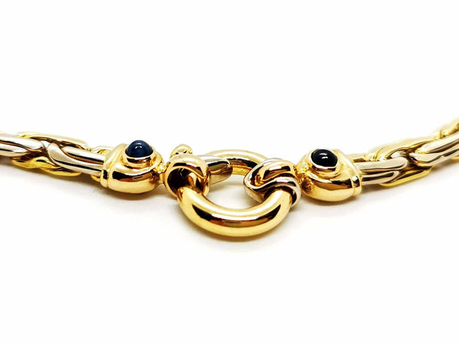 Collier Collier Maille haricot Or jaune 58 Facettes 1655392CN