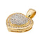 Pendentif Pendentif Coeur Or jaune Diamant 58 Facettes 2673348CN