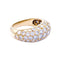 Bague 46 Bague jonc en or jaune, diamants. 58 Facettes 32328