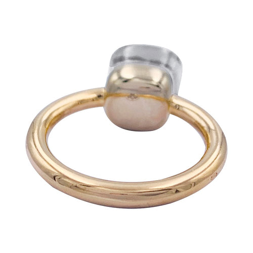 Bague 55 Bague Pomellato, "Nudo Classique", or rose et blanc, topaze. 58 Facettes 32266