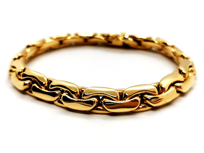 Bracelet Bracelet Maille haricot Or jaune 58 Facettes 1468492CN