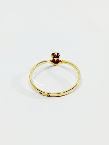 Bague 51.5 Bague Rubellite 58 Facettes