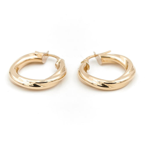 Boucles d'oreilles Boucles d'oreilles Créoles Or jaune 58 Facettes 1649335CN