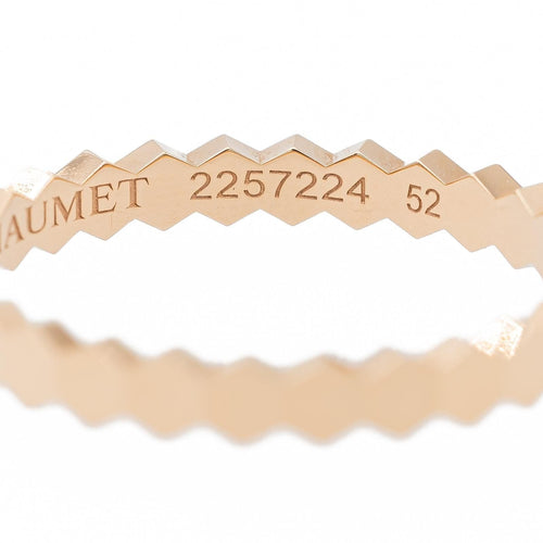 Bague 52 Chaumet Bague Alliance Bee my love Or rose 58 Facettes 2699898CN