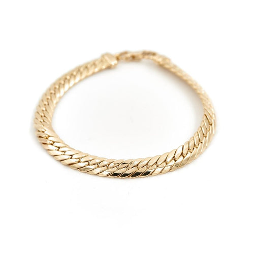 Bracelet Bracelet Maille anglaise Or jaune 58 Facettes 1639185CN