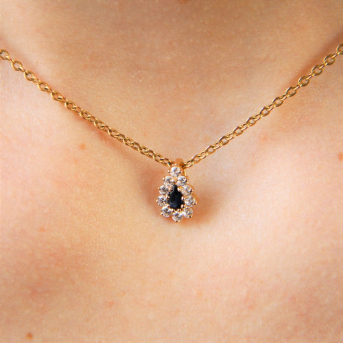 Pendentif Pendentif goutte saphirs 58 Facettes 15-013A