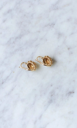 Boucles d'oreilles Dormeuses perles fines 58 Facettes