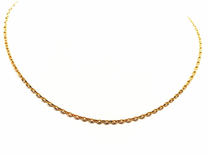 Collier Collier Maille forçat Or jaune 58 Facettes 1610161CN