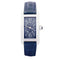Montre Montre Cartier "Tank américaine", or blanc, bracelet cuir. 58 Facettes 33369