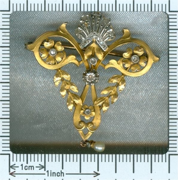 Broche Pendentif/broche diamant en or 58 Facettes 16333-0225