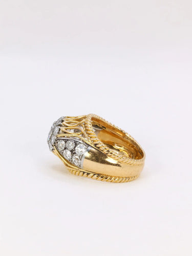 Bague Bague dôme diamant 58 Facettes 898